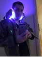 Cyberpunk cosplay jacket 2077 led rgb light V