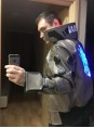 Cyberpunk cosplay jacket 2077 led rgb light V