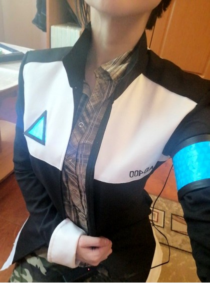 Detroit become human glowing elements for jacket self installation